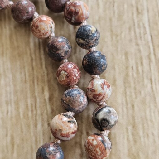 Meta-Rhyolith („Leopardenstein“) -Mala (2) mit Seidenquaste – Bild 14
