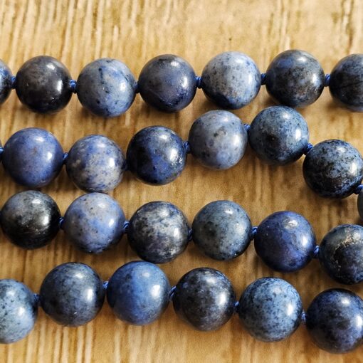 Dumortierit-Mala (2) mit Dumortierit-Donut und Armband – Bild 14