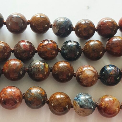 Pietersit-Mala (4) mit Pietersit-Navette und Armband – Bild 14