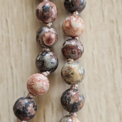 Meta-Rhyolith („Leopardenstein“) -Mala (2) mit Seidenquaste – Bild 15