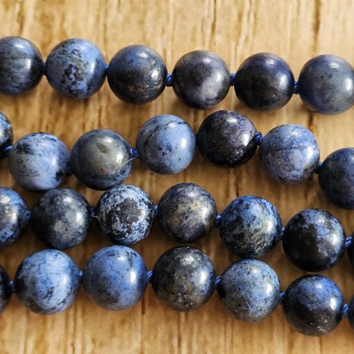 Dumortierit-Mala (2) mit Dumortierit-Donut und Armband – Bild 15
