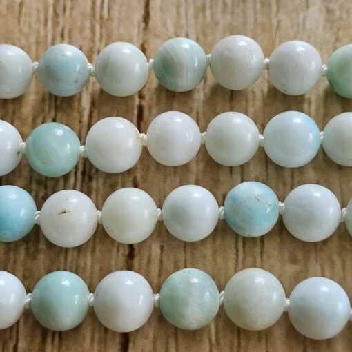 Hemimorphit-Mala mit Hemimorphit-Drusen-Anhänger und Armband – Bild 15