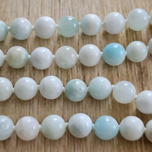 Hemimorphit-Mala mit Hemimorphit-Drusen-Anhänger und Armband – Bild 16