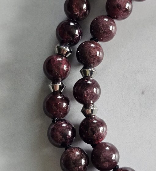 Granat-Mala (4) mit Granat-Donut – Bild 15