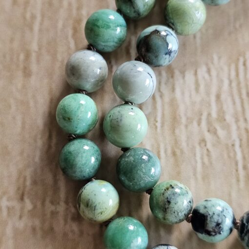 Variscit-Mala (2) mit Variscit-Anhänger (Oval) – Bild 16