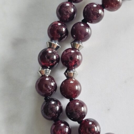 Granat-Mala (4) mit Granat-Donut – Bild 16