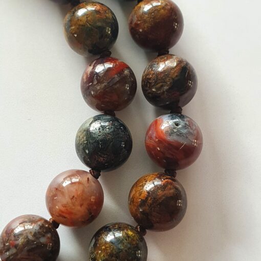 Pietersit-Mala (4) mit Pietersit-Navette und Armband – Bild 16