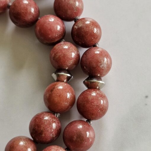 Thulit-Mala (2) mit Thulit-Anhänger (Freiform) und Armband – Bild 18