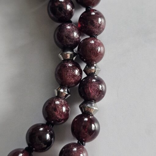 Granat-Mala (4) mit Granat-Donut – Bild 17
