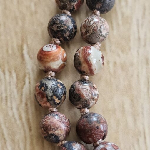 Meta-Rhyolith („Leopardenstein“) -Mala (2) mit Seidenquaste – Bild 18