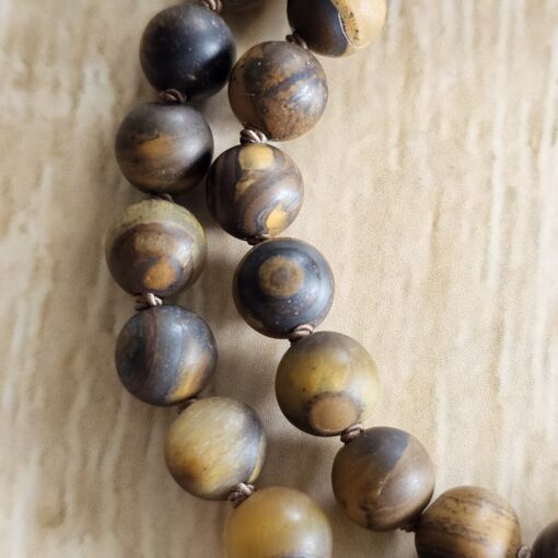 Tigerauge (matt) -Mala mit Seidenquaste – Bild 18
