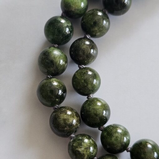 Chromdiopsid-Mala (2) mit Chromdiopsid-Donut – Bild 18
