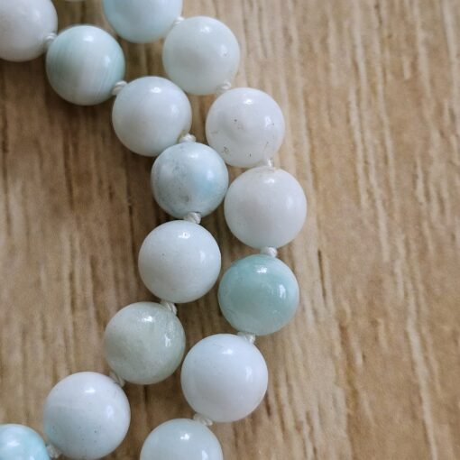 Hemimorphit-Mala mit Hemimorphit-Drusen-Anhänger und Armband – Bild 18