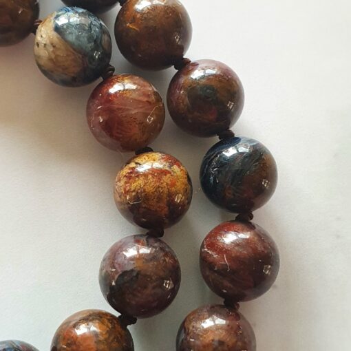 Pietersit-Mala (4) mit Pietersit-Navette und Armband – Bild 17