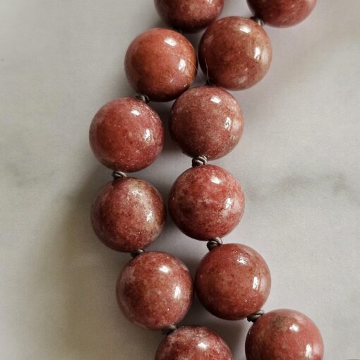 Thulit-Mala (2) mit Thulit-Anhänger (Freiform) und Armband – Bild 20