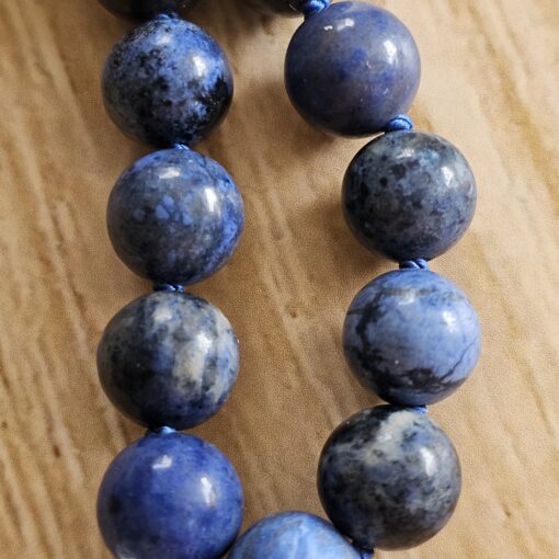 Dumortierit-Mala (2) mit Dumortierit-Donut und Armband – Bild 21