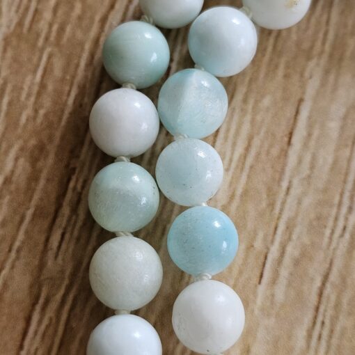 Hemimorphit-Mala mit Hemimorphit-Drusen-Anhänger und Armband – Bild 21