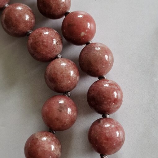Thulit-Mala (2) mit Thulit-Anhänger (Freiform) und Armband – Bild 21
