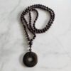 Granat-Mala (4) mit Granat-Donut