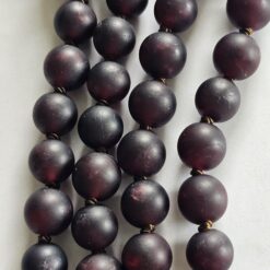 Alternative view of Granat (matt) -Mala mit Granat-Anhänger (Freiform) und Armband