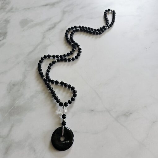 Anthophyllit-Mala mit einem Anthophyllit-Donut – Bild 3