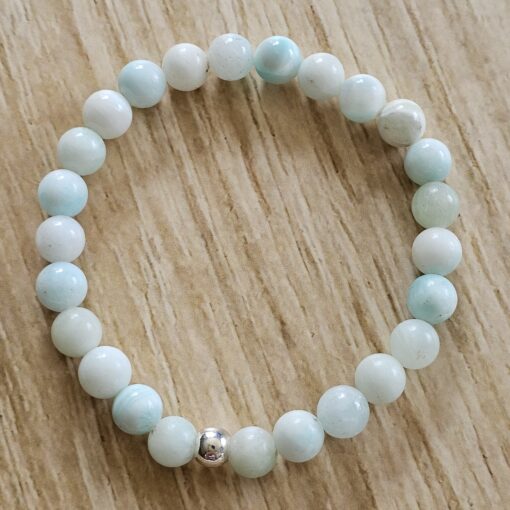 Hemimorphit-Mala mit Hemimorphit-Drusen-Anhänger und Armband – Bild 4
