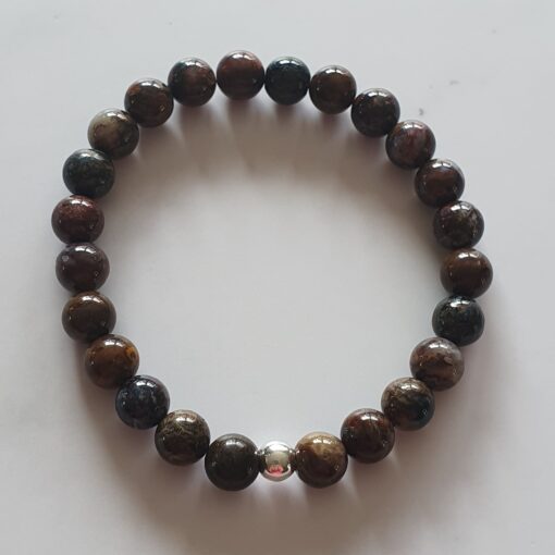 Pietersit-Mala (4) mit Pietersit-Navette und Armband – Bild 4