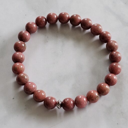 Thulit-Mala (2) mit Thulit-Anhänger (Freiform) und Armband – Bild 4