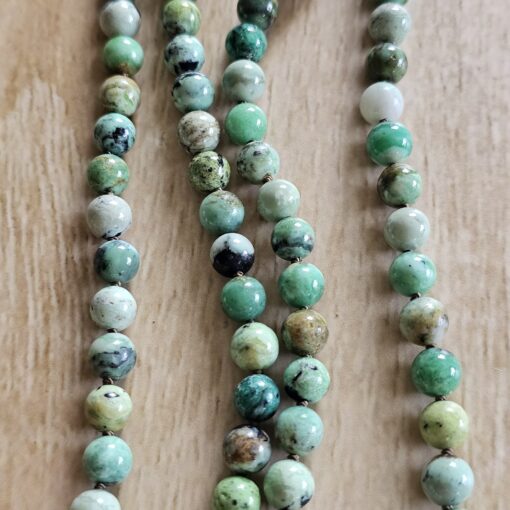 Variscit-Mala (2) mit Variscit-Anhänger (Oval) – Bild 6