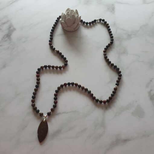 Pietersit-Mala (4) mit Pietersit-Navette und Armband – Bild 7