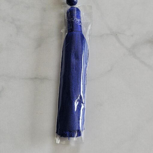 Lapislazuli-Pyrit (facettiert) -Mala mit Seidenquaste – Bild 7