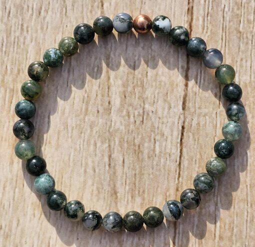 Moosachat-Kupfer-Armband 1
