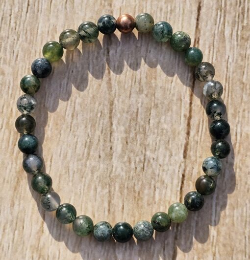 Moosachat-Kupfer-Armband 2