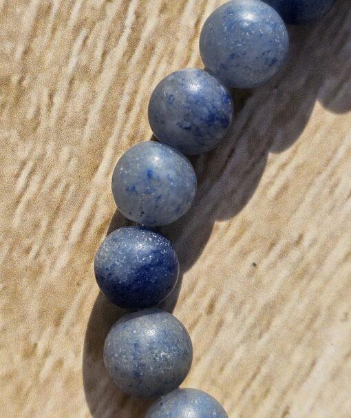 Blauquarz (matt) -Armband – Bild 2