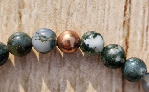 Moosachat-Kupfer-Armband 1 – Bild 2